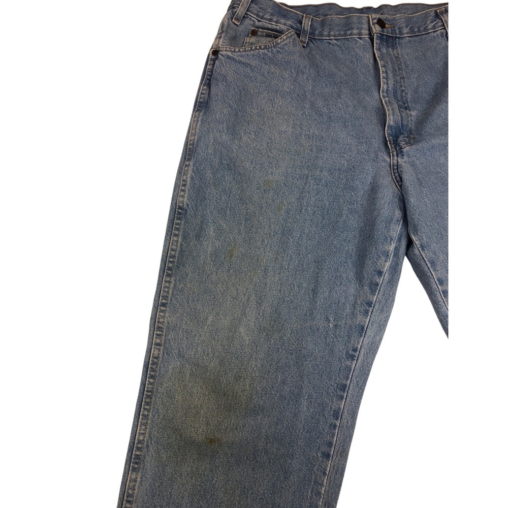 Dickies Men's Jeans Light Wash 40x32 Relaxed Fit Blue Denim Outdoor Workwear - Picture 8 of 10
